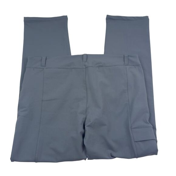 Betabrand Travel Six Pocket Utility Stretch Gray Cargo Pants Women's Size 14 - Picture 3 of 7